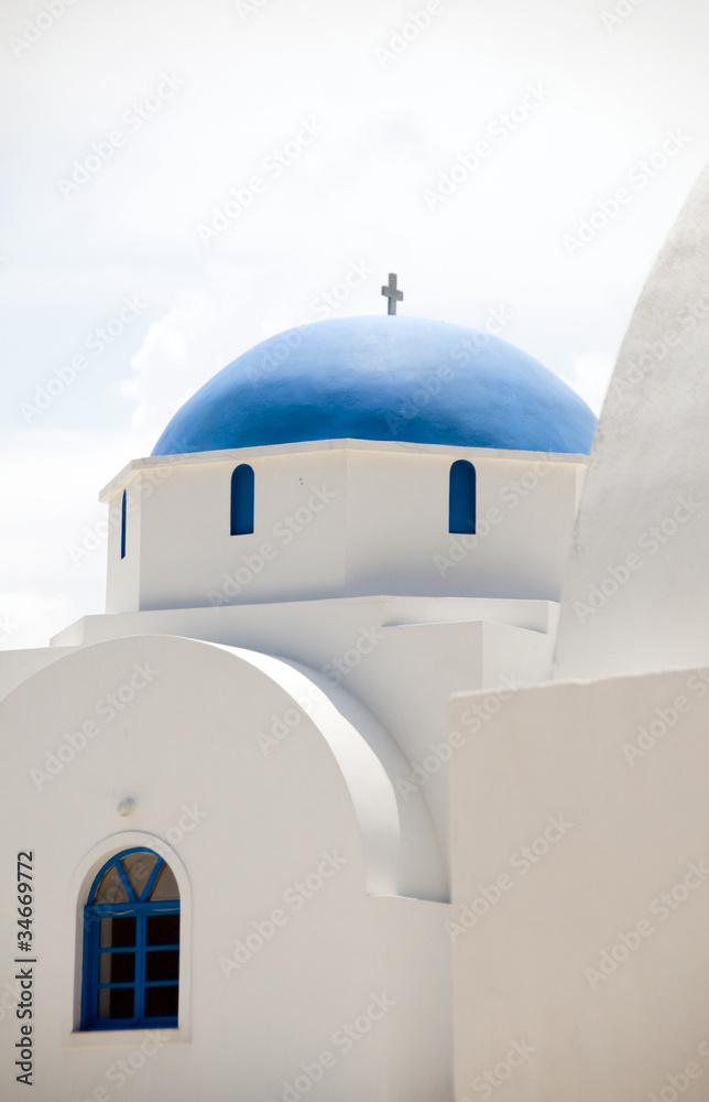 Greek Island Church Antiparos Cyclades Greece