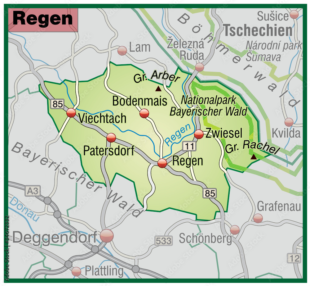 Landkreis Regen variante 6 Landkreis Regen variante 6
