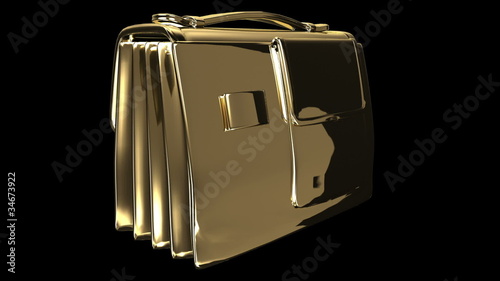 Business gold bag