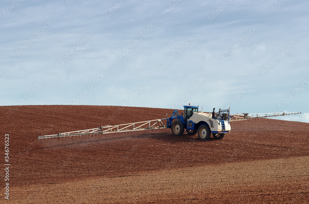 Obraz premium traitement chimique agricole