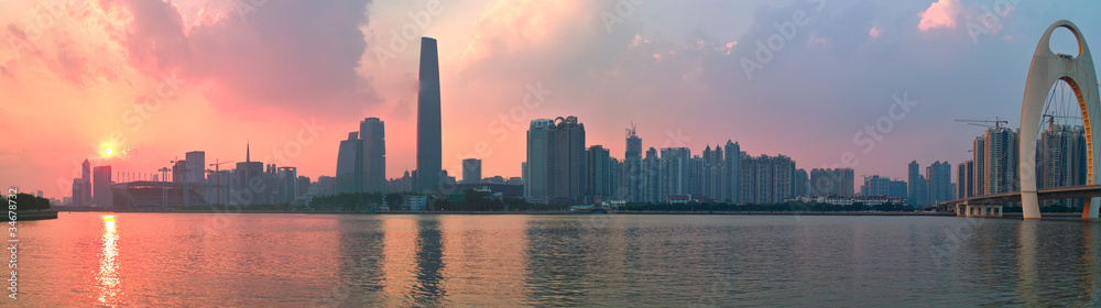 Obraz premium City Sunset