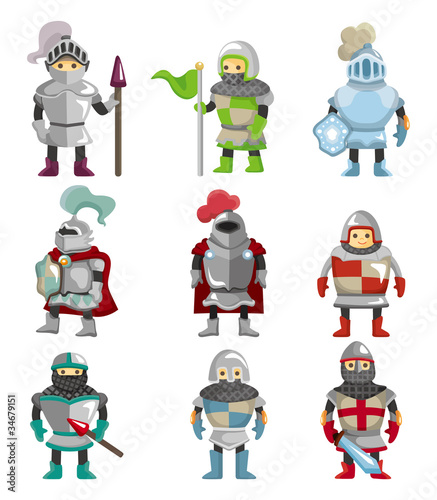 cartoon Knight icon.
