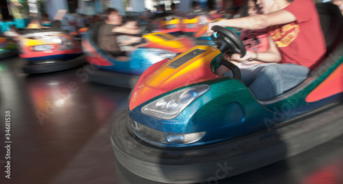 Bumper Cars in Motion