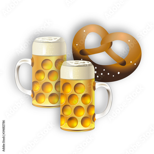 Oktoberfest Card / Mass Bier & Breze