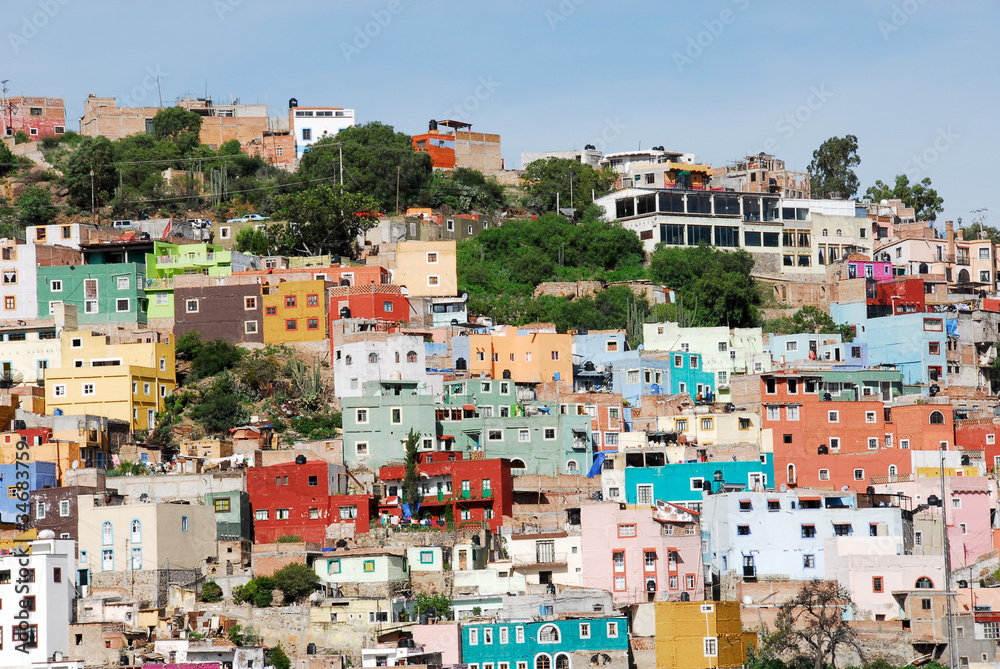 Guanajuato, colorful town in Mexico