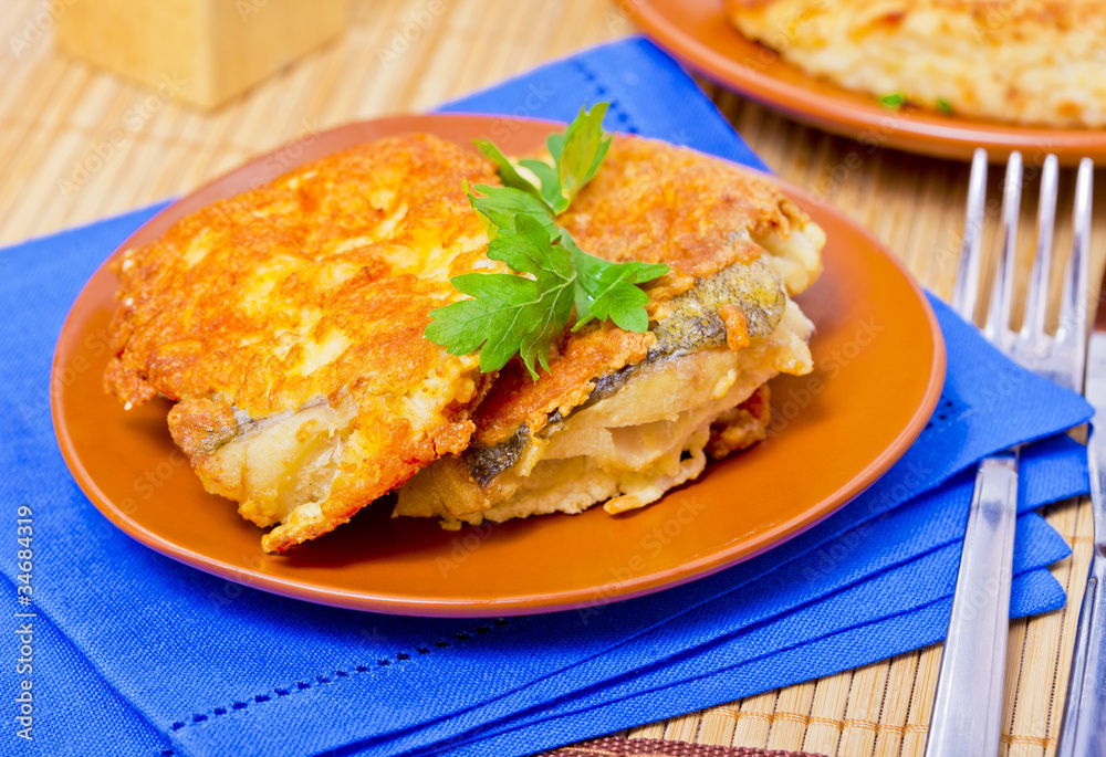 Baked sea fish Baked sea fish