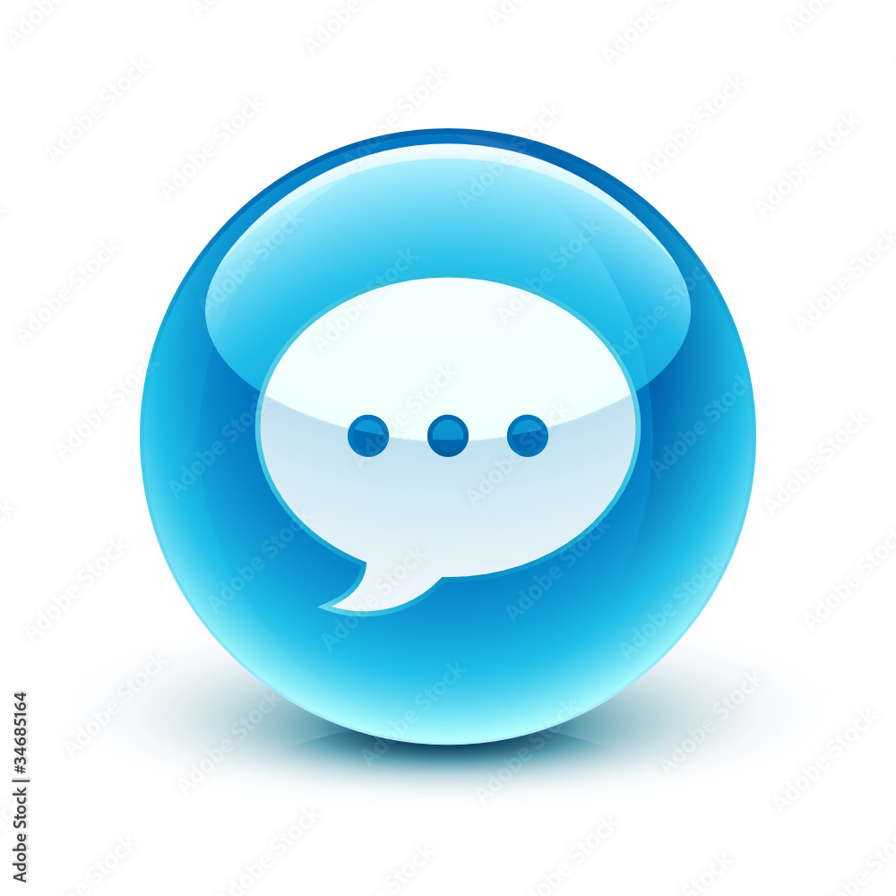icône conversation / speech bubble icon
