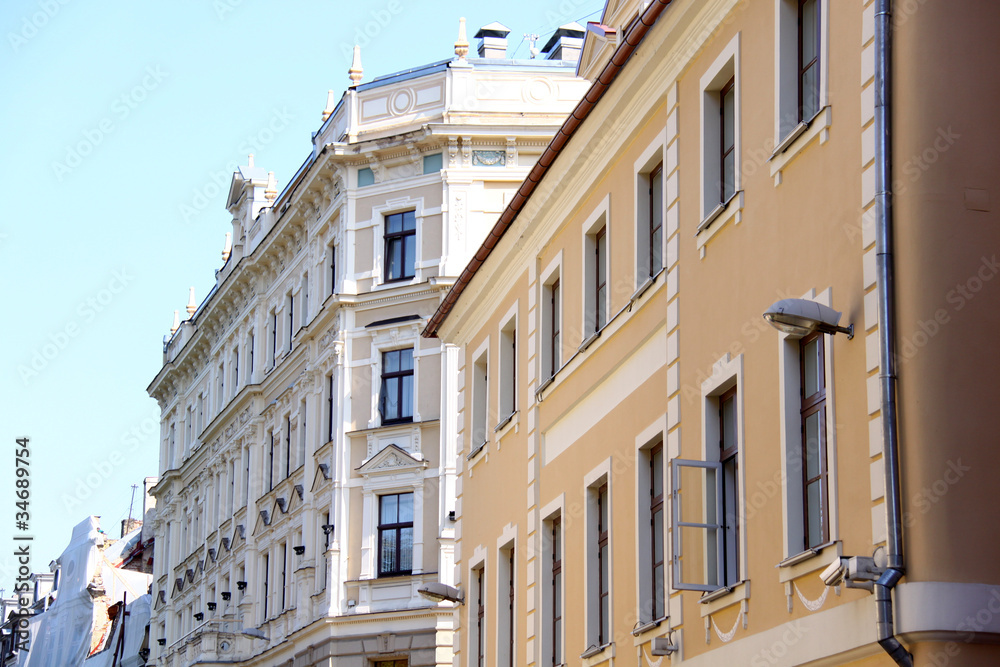 Obraz premium Riga Latvia city view