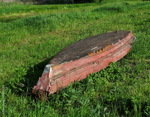 Old Wooded Fishing Boat