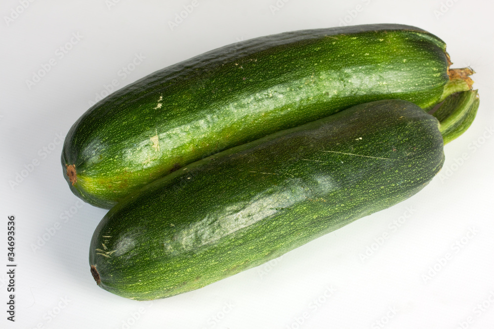 Zucchini isolated on white background Zucchini isolated on white background