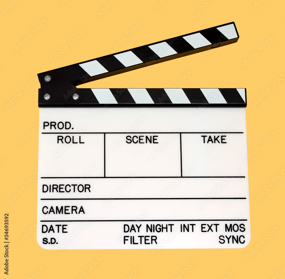 Obraz premium movie clap