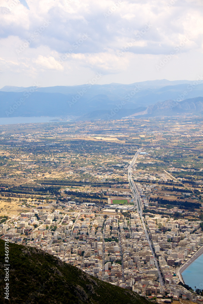 Obraz premium Loutraki view