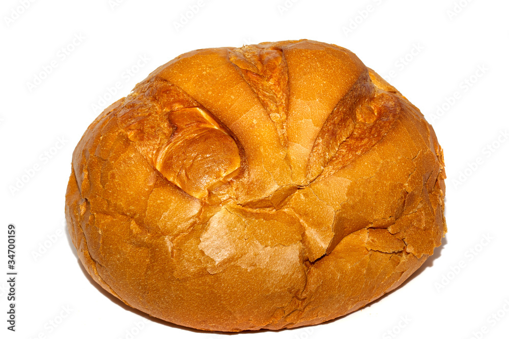 isolated bread on white background isolated bread on white background