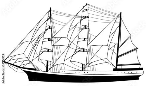 Segelboot Segelschiff Silhouette Schiff Boot