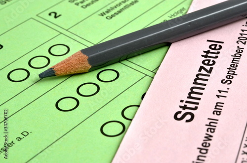 Stimmabgabe für die Kommunalwahl