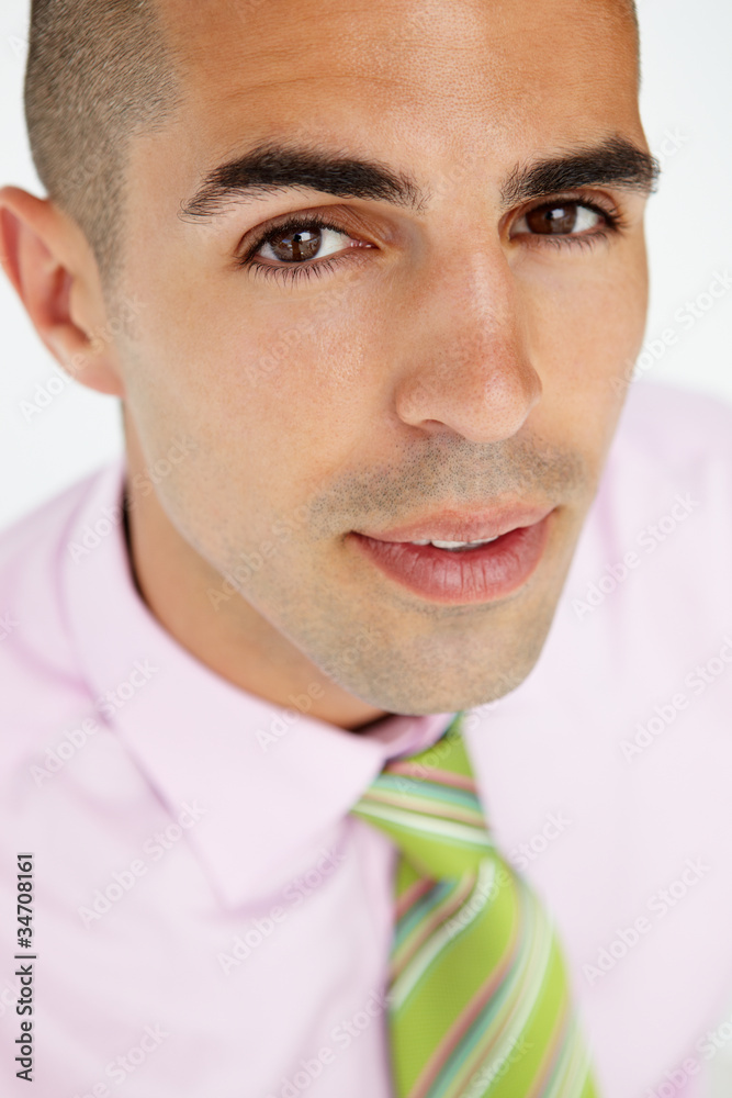 Fototapeta premium Young businessman head and shoulders