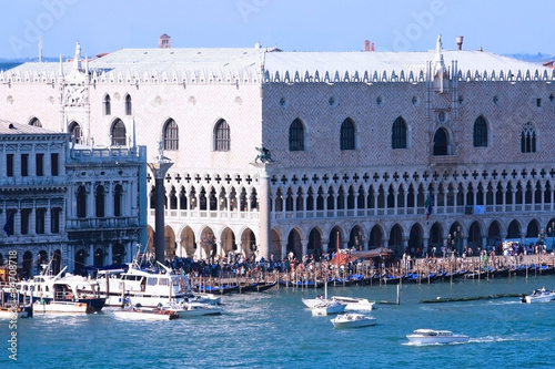 doge's palace facade in venice