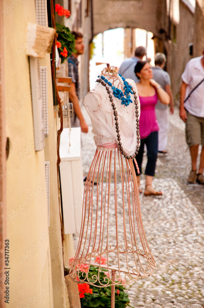Obraz premium Straße in Malcesine