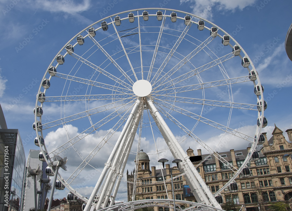A Fairground Wheel in a British shopping mall