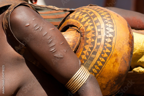 Etnia Hamer al mercato di Dimek, Etiopia