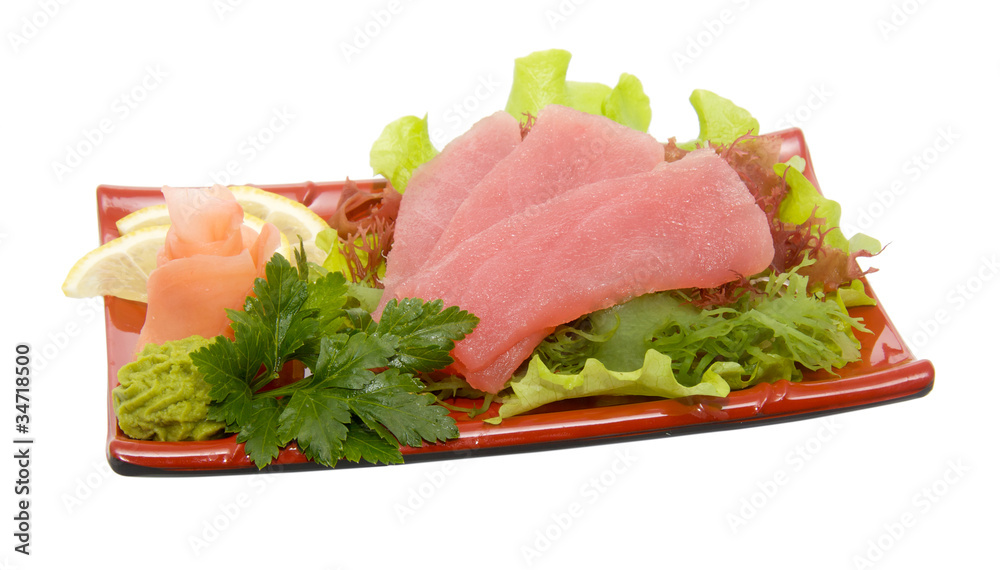 prepared and delicious sushi sashimi