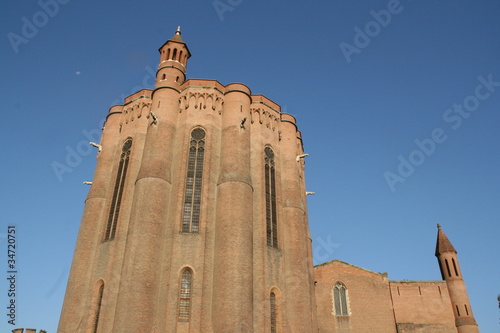 la cathédrale d'albi, tarn, france photo