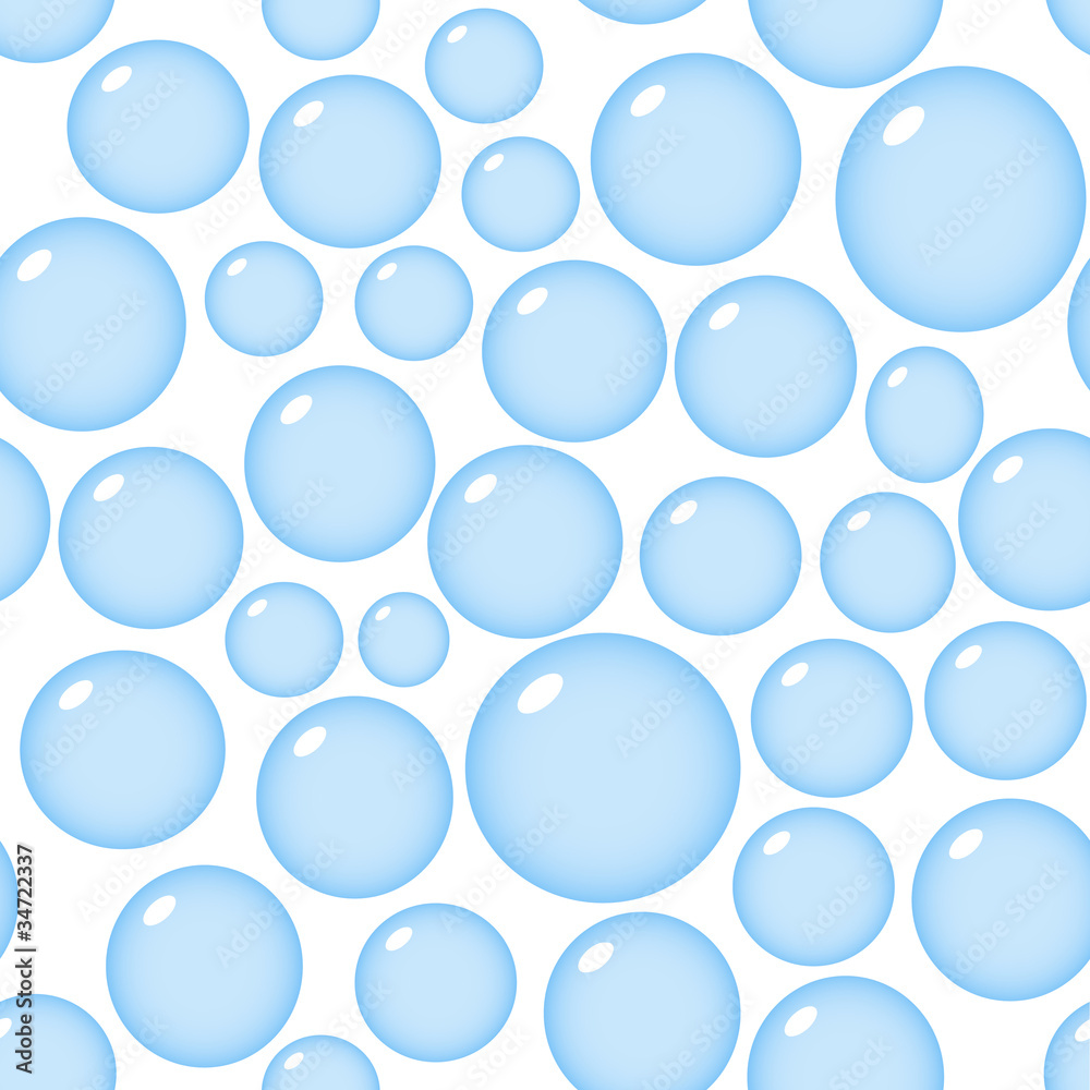seamless vector bubbles texture