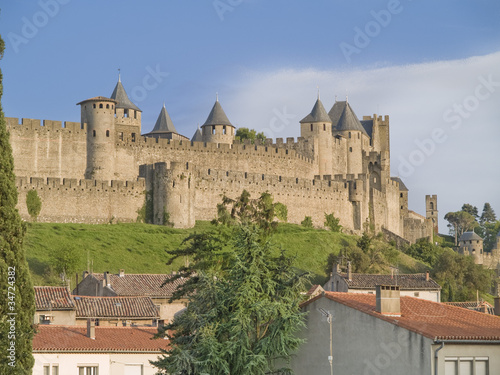 Carcassonne is a fortified french town in the Aude, France.