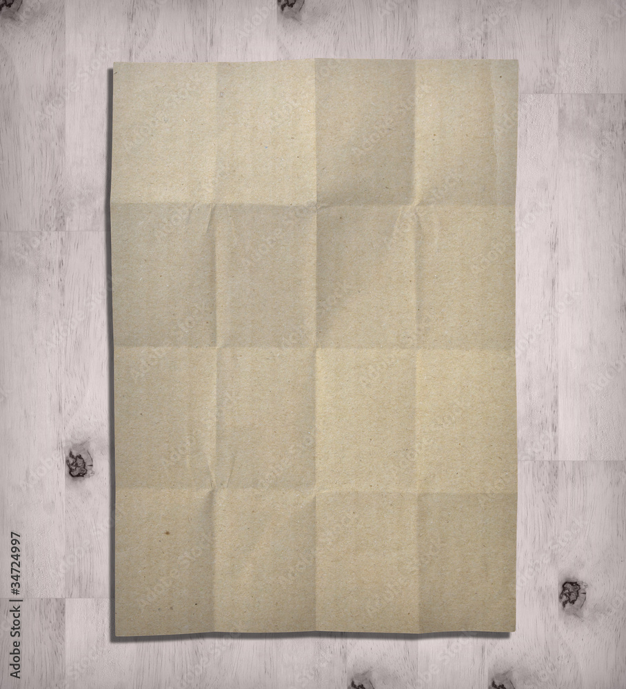 Fototapeta premium recycle paper isolated on wood