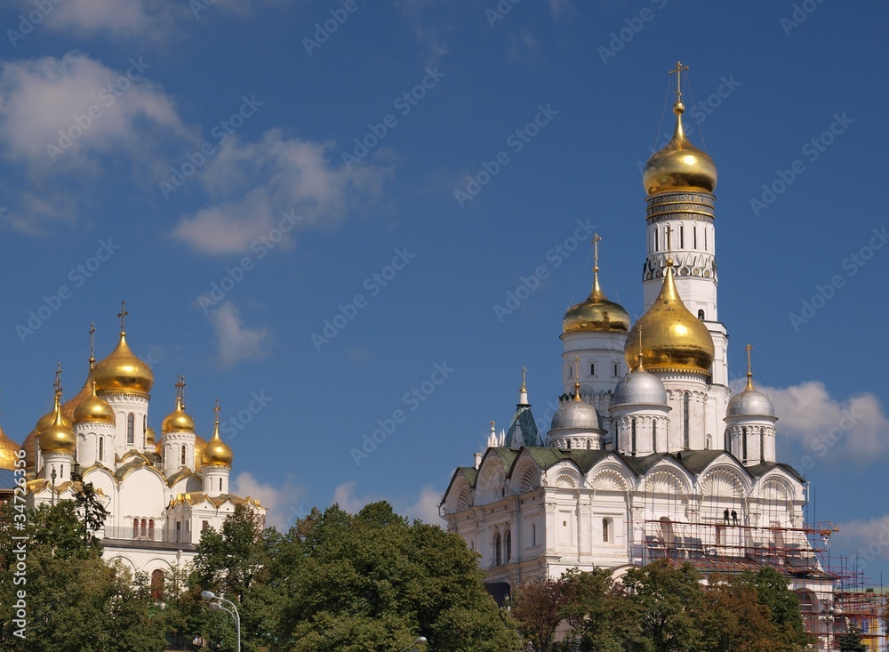 cathedrals of Moscow kremlin