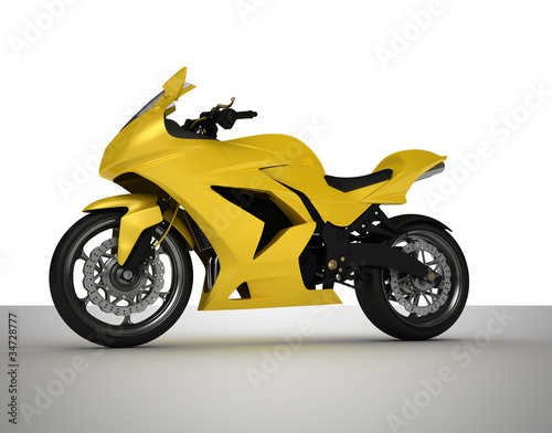 yellow moto