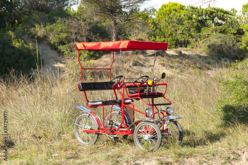 quadriciclo a pedali photo