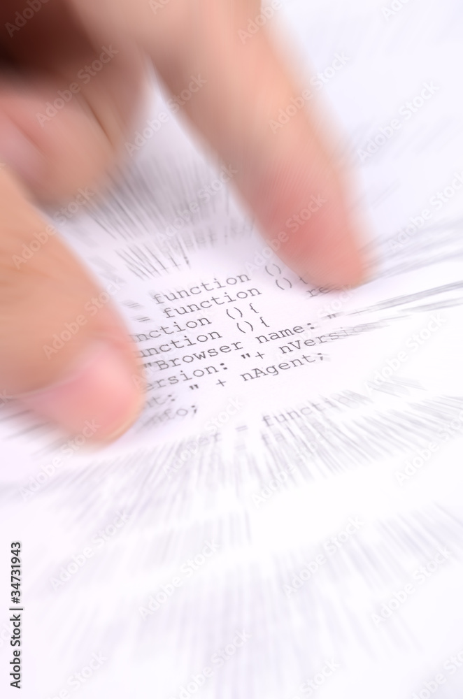 Obraz premium Html code