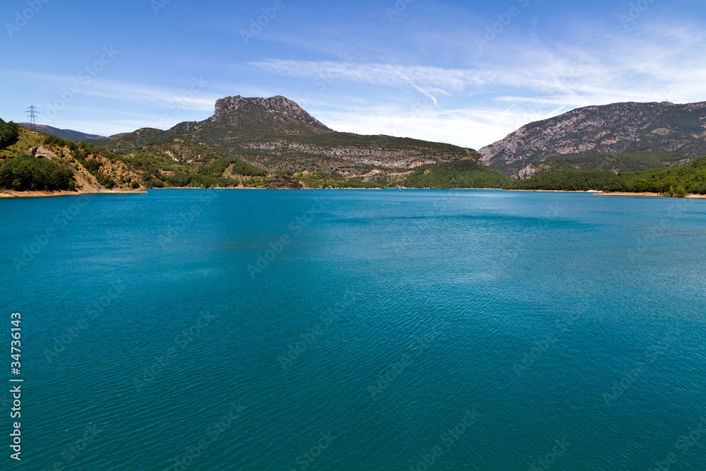 Obraz premium Embalse de Les Escales