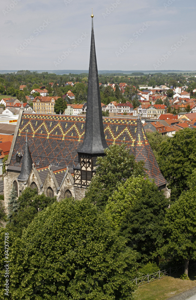 Fototapeta premium Petrikirche Mühlhausen (Thüringen)