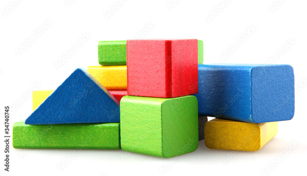 Wooden building blocks Wooden building blocks