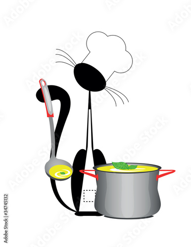 cat cook