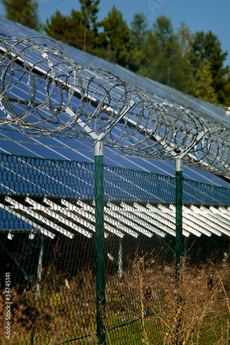Solar power station security