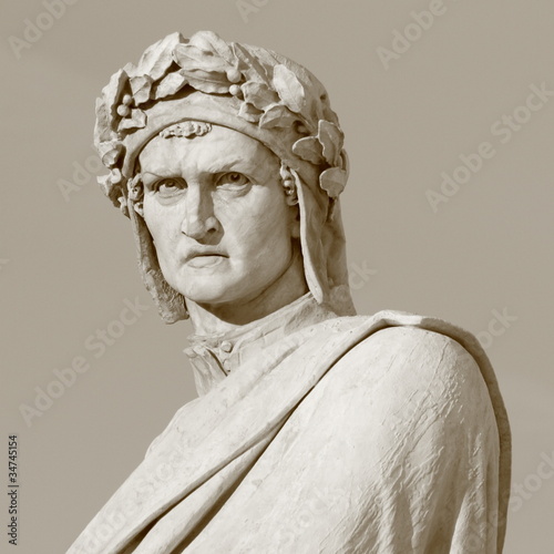 of Dante Alighieri, famous italian poet photo