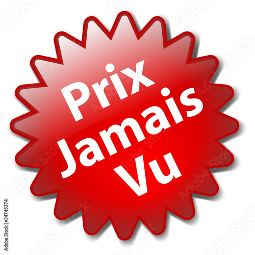 Tampon Publicitaire "PRIX JAMAIS VU" (publicité soldes offre)