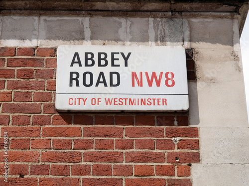 Εκτύπωση καμβά Abbey Road, London, UK