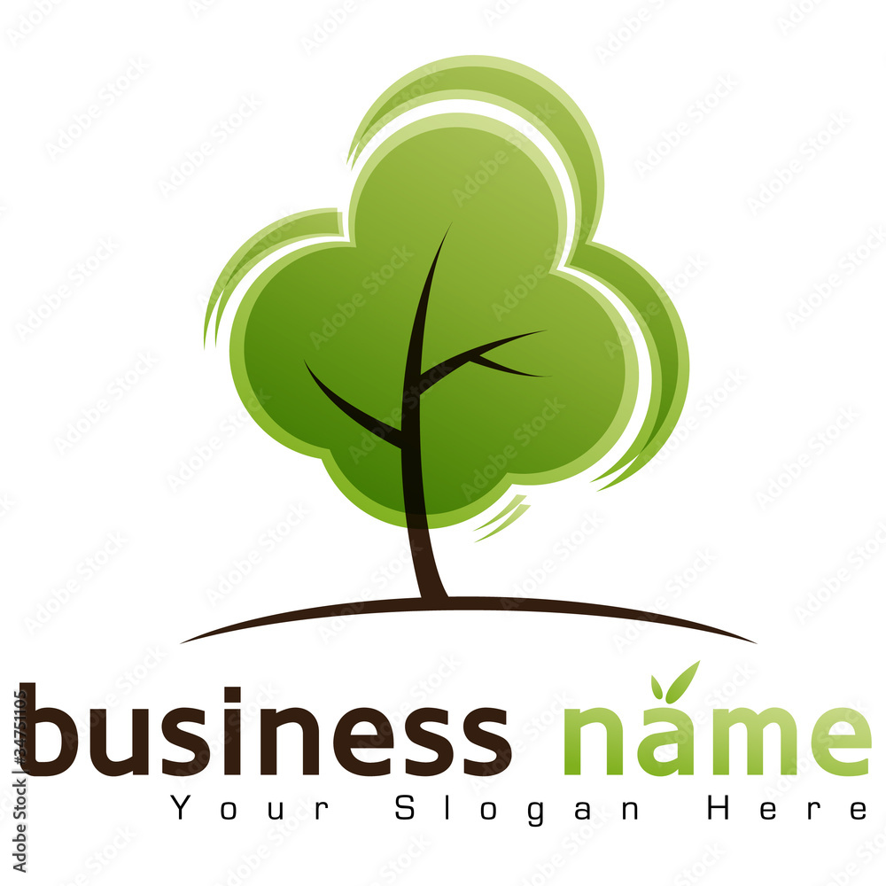 Obraz premium logo arbre