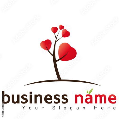 logo arbre et coeur