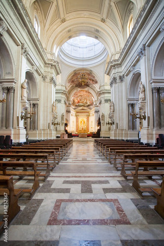 interior of Palermo Cathedral, Sicily, Italy