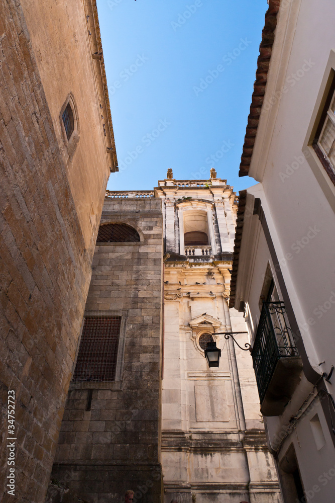 Coimbra Old Town in Portugal