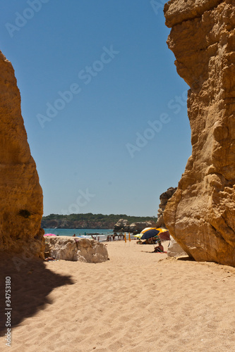 Algarve cliffs in Portugal