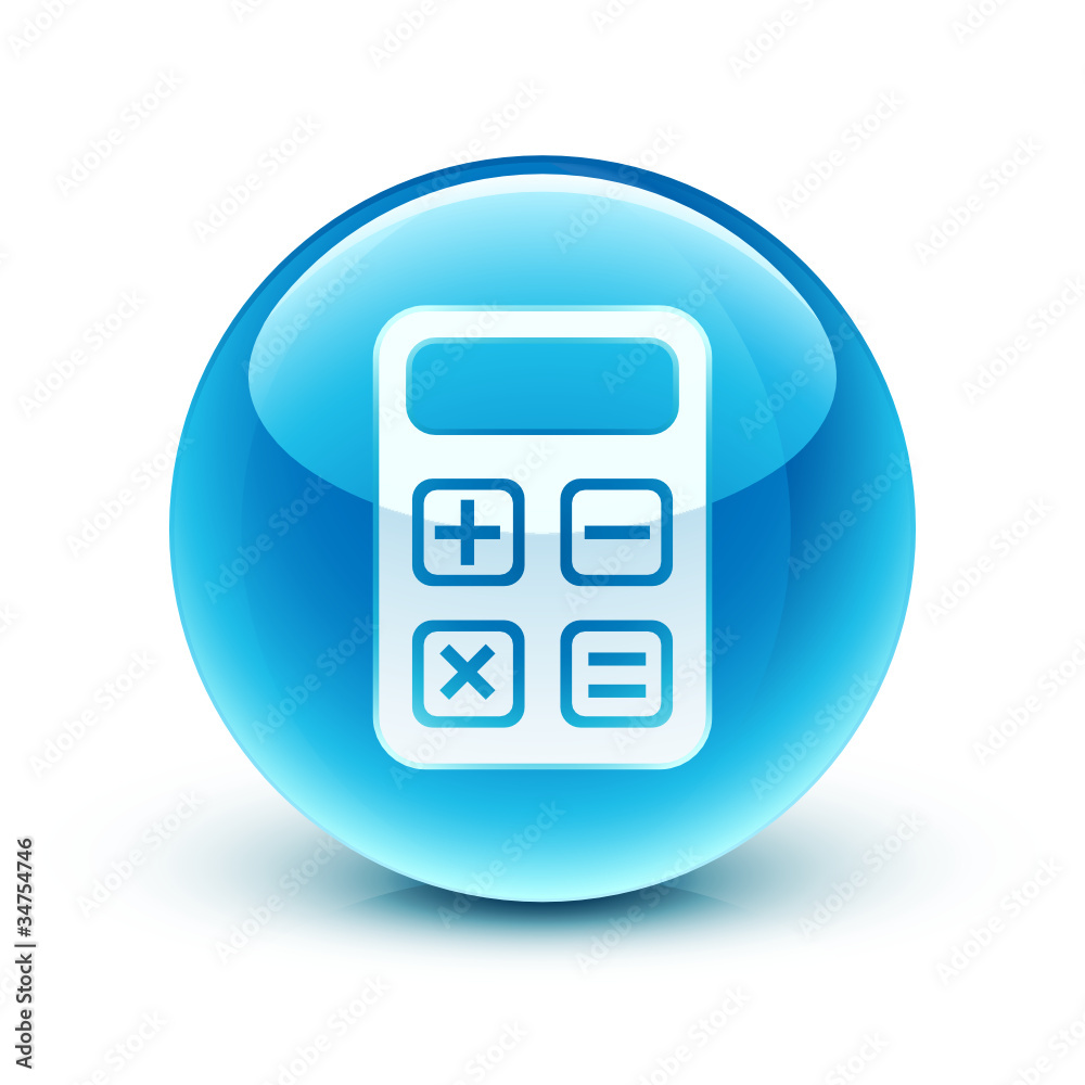icône calculatrice finance / calculator icon icône calculatrice finance / calculator icon