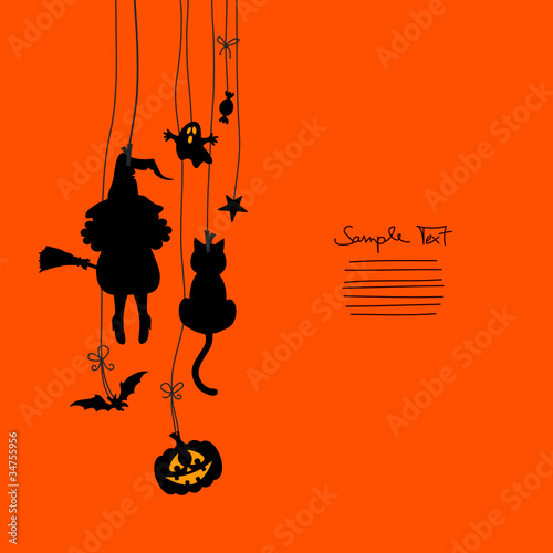 7 Hanging Halloween Symbols