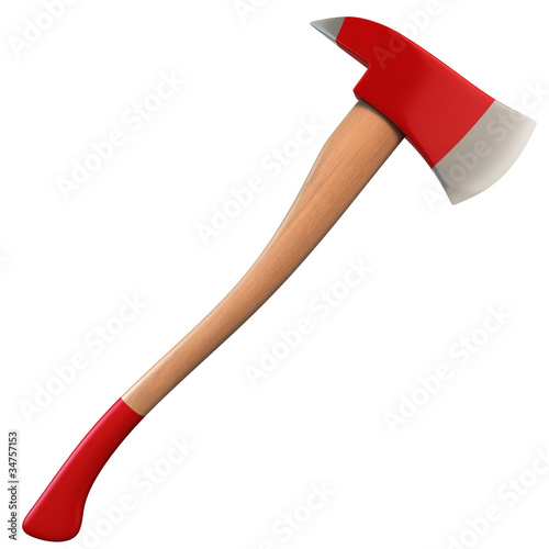 Obraz na plátně firefighter axe