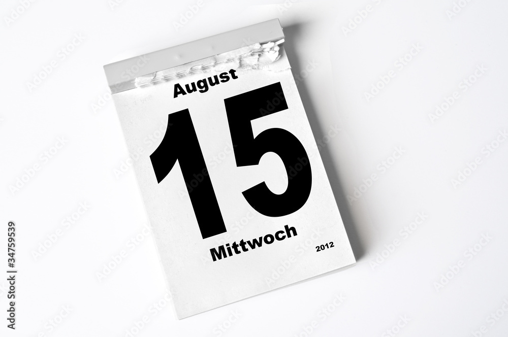 15. August 2012 15. August 2012